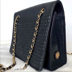 Tory Burch Black Chain Leather Bag